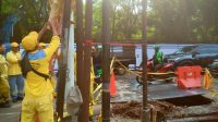 Jalan amblas Lenteng Agung