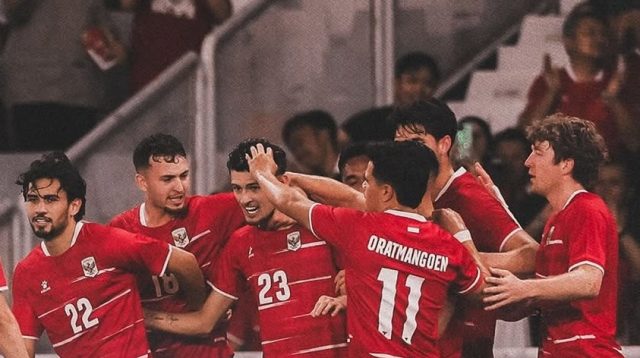 Timnas Indonesia melawan Oman