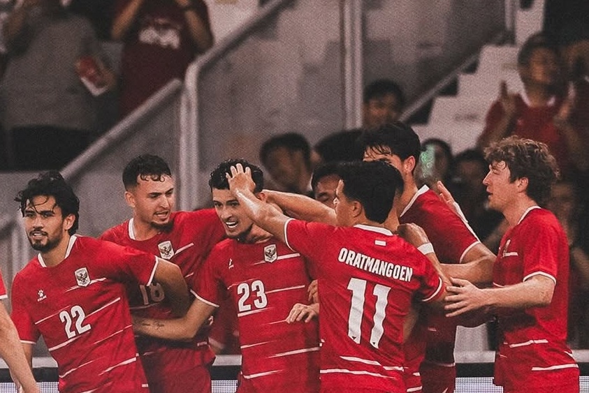 Timnas Indonesia melawan Oman